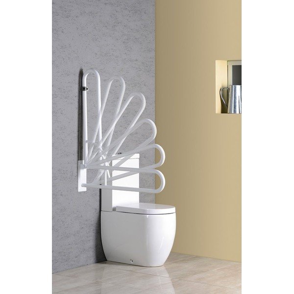 Maniglia per bagno in acciaio da parete 62 cm Handicap – Sapho-image-1