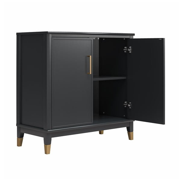 Madia nera 84x84 cm Westerleigh - CosmoLiving by Cosmopolitan-image-1