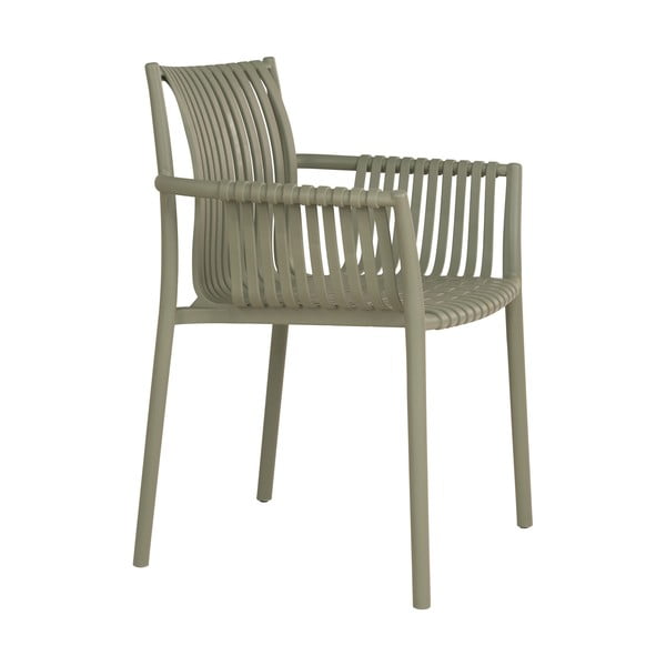 Set di 2 sedie verdi da giardino in plastica Tulsa - House Nordic-image-3