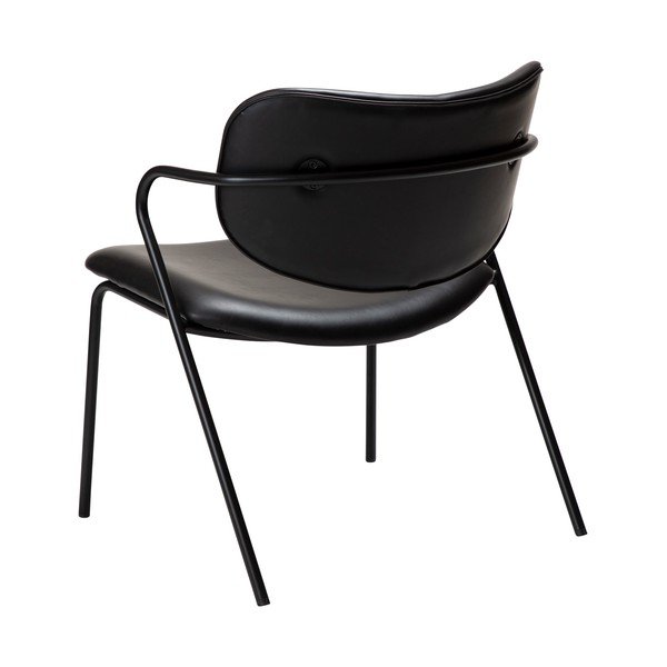 Poltrona in similpelle nera Zed - DAN-FORM Denmark-image-3