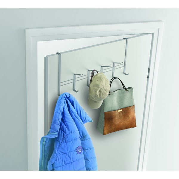 Appendiabiti in metallo argentato 45 cm - Metaltex-image-1