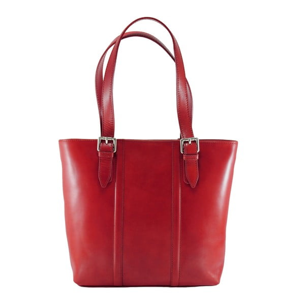 Borsa in pelle rossa Fiona - Chicca Borse