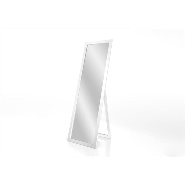 Specchio da terra con cornice bianca , 46 x 146 cm Sicilia - Styler