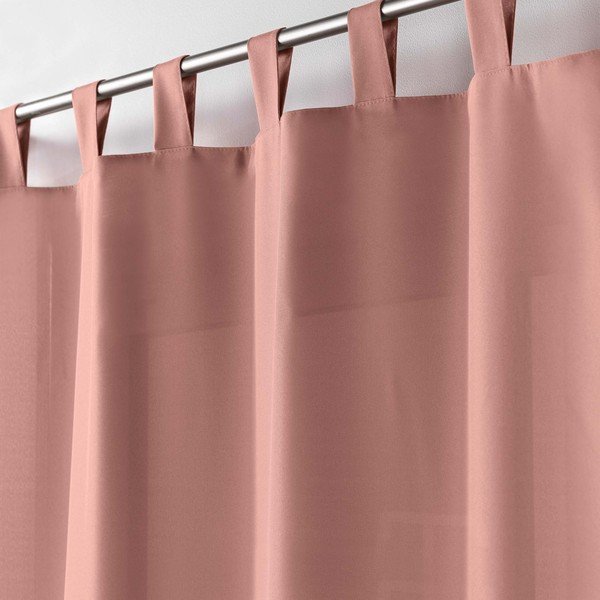 Tenda rosa 140x260 cm Essentiel - douceur d'intérieur-image-1