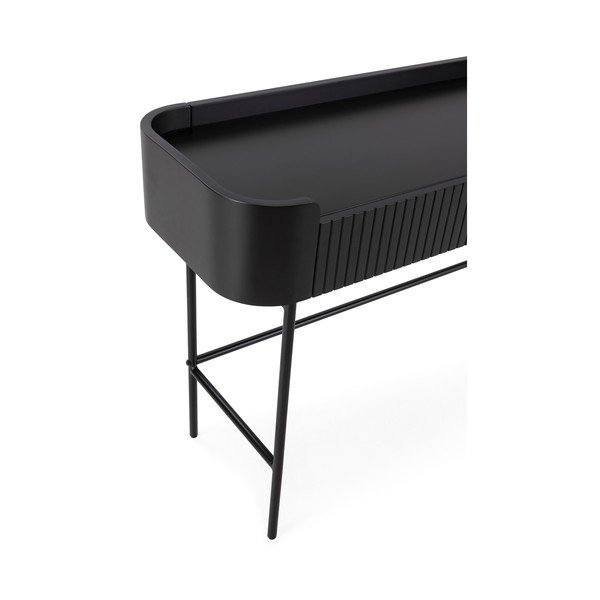 Tavolo consolle nero 40x120 cm Willa – MOME-image-4