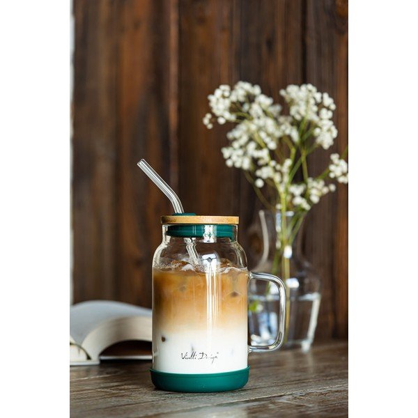 Barattolo con cannuccia 600 ml Fuori – Vialli Design-image-1