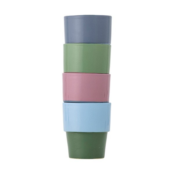 Tazzine in set per cappuccino in gres 4 pz 150 ml Ewan – Bloomingville-image-4