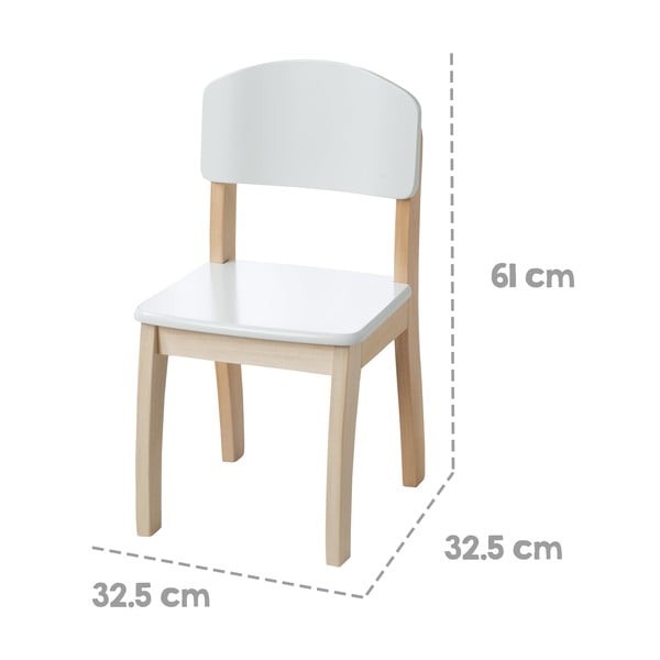 Sedia per bambini bianca – Roba-image-2