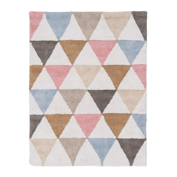 Tappeto in cotone lavabile 100x135 cm Geometric - Ixia