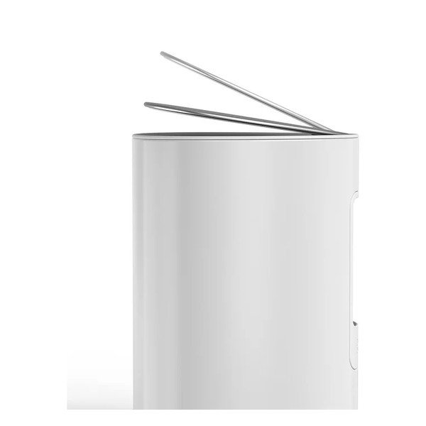Cestino per la spazzatura bianco lucido in acciaio inox con pedale 5 l EasyStore Luxe – Joseph Joseph-image-4