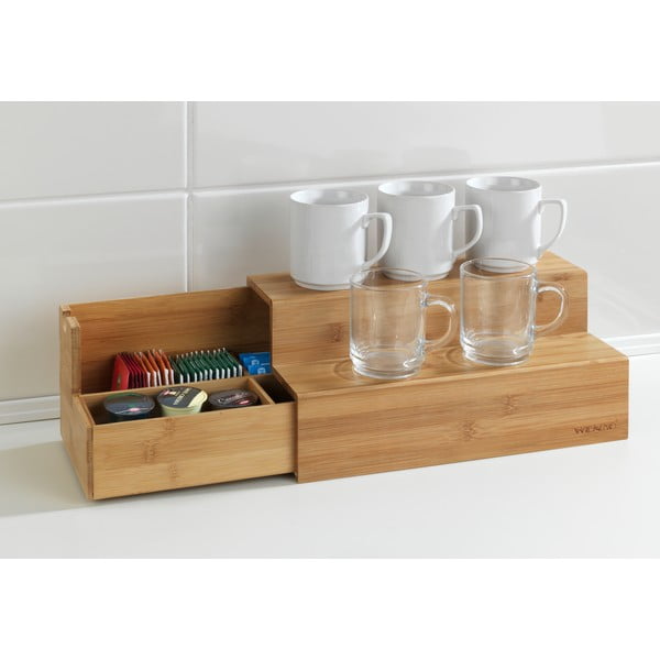 Supporto in bambù per accessori da caffè e tè - Wenko-image-1