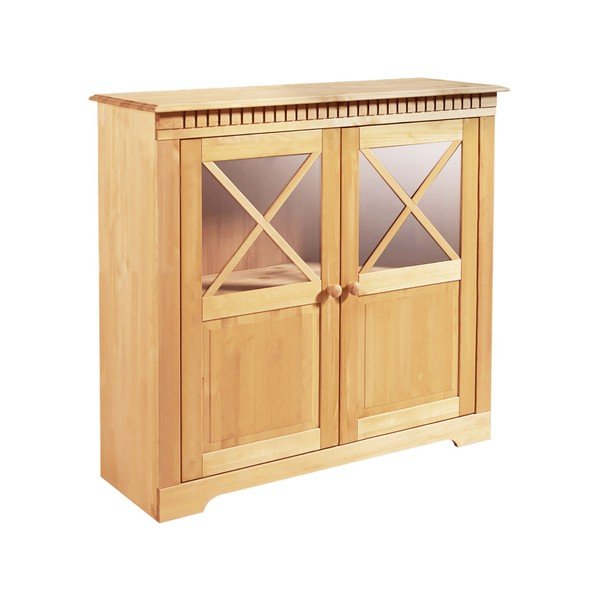 Vetrina in legno di pino in colore naturale 95x35 cm Lisa - Støraa-image-2