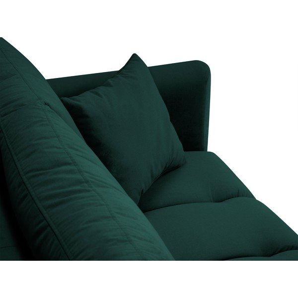 Divano in velluto verde scuro Octave - Interieurs 86-image-1