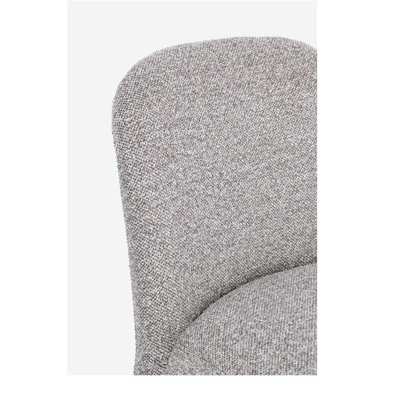 Sedia da pranzo grigia in bouclé Antara – Bizzotto-image-1