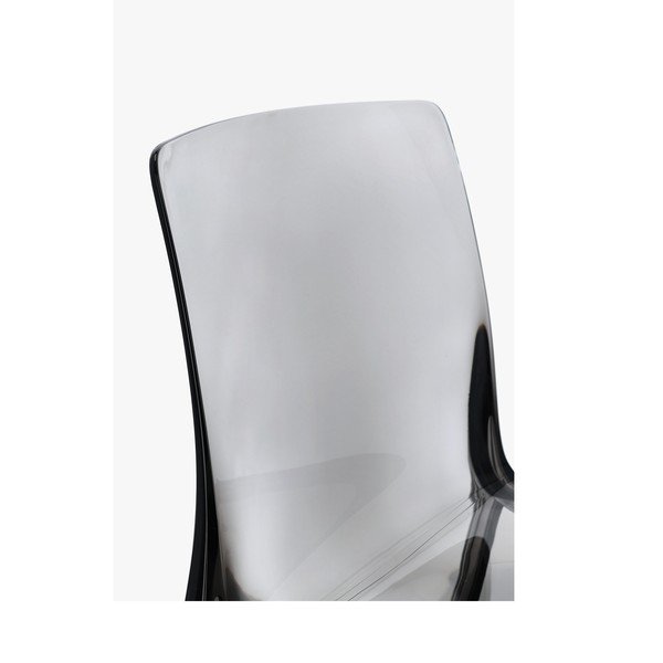 Sedia da esterno grigia in plastica Adele – Bizzotto-image-1