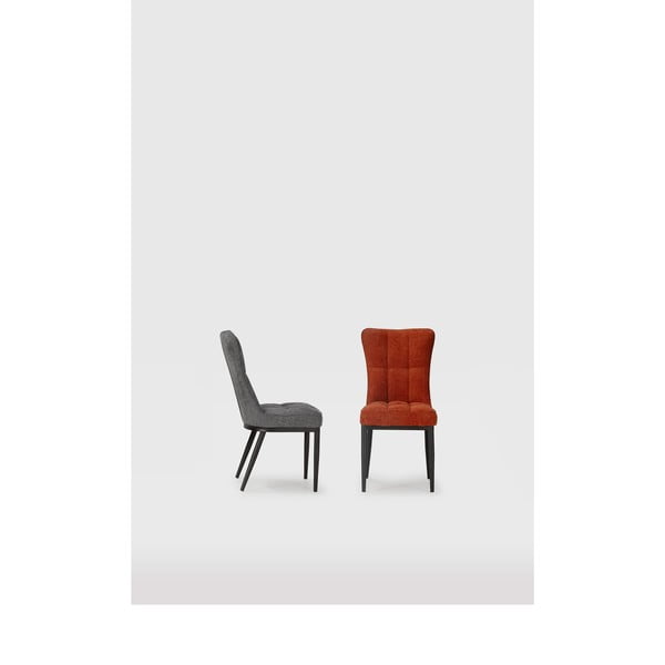 Sedie da pranzo in set color terracotta 2 pz Damon – Marckeric-image-2