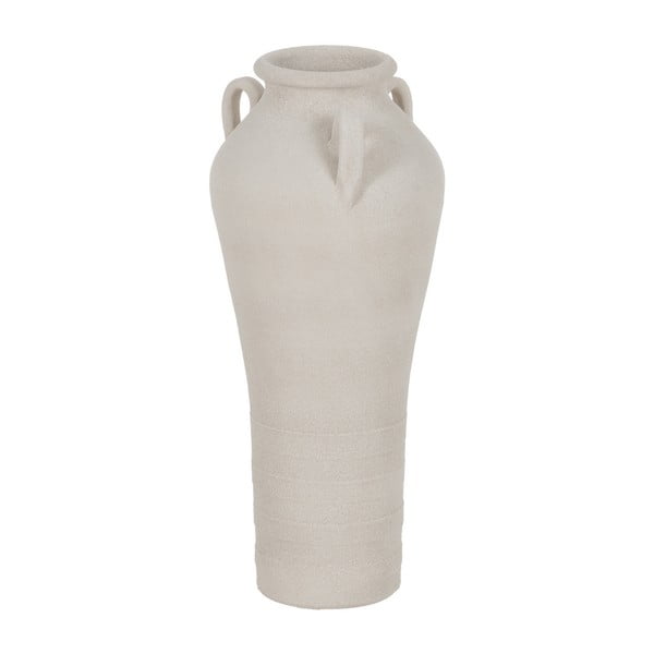 Vaso bianco in ceramica alto (altezza totale 60 cm) Athena – Ixia