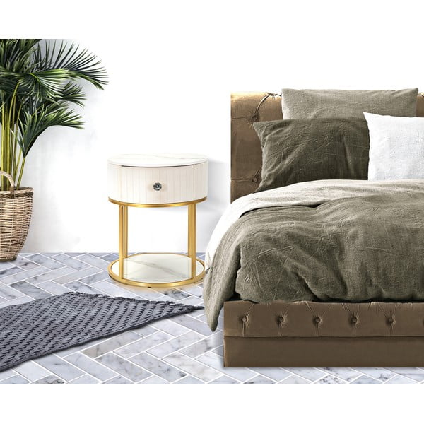 Comodino beige Montpellier - Mauro Ferretti-image-1