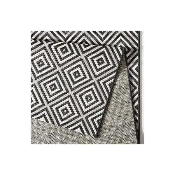 Tappeto da esterno bianco e nero , 80 x 200 cm Karo - NORTHRUGS-image-1