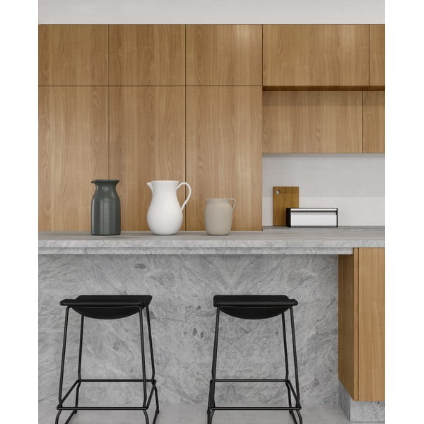 Vaso in ceramica bianca fatto a mano (altezza 30 cm) Harmonia - Artevasi-image-1