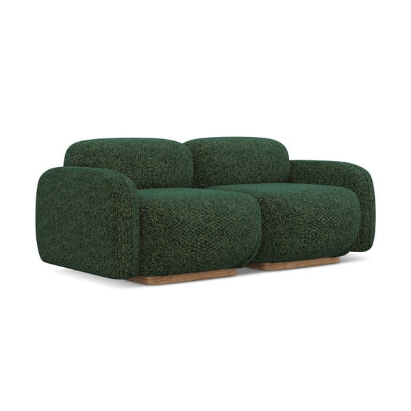 Divano componibile verde scuro 190 cm Ailani – Makamii-image-3