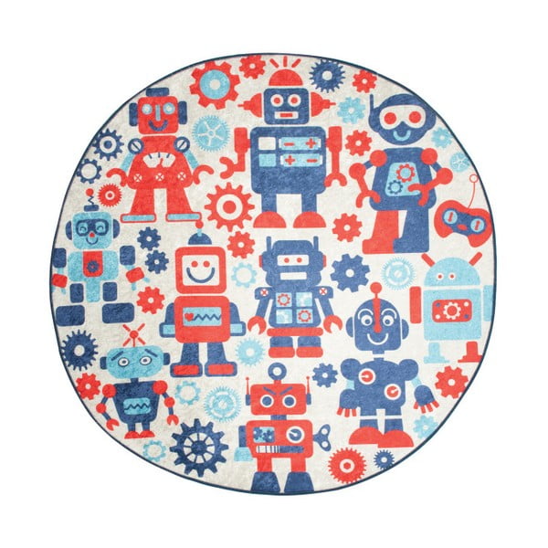 Tappeto per bambini , ⌀ 140 cm Robot - Unknown