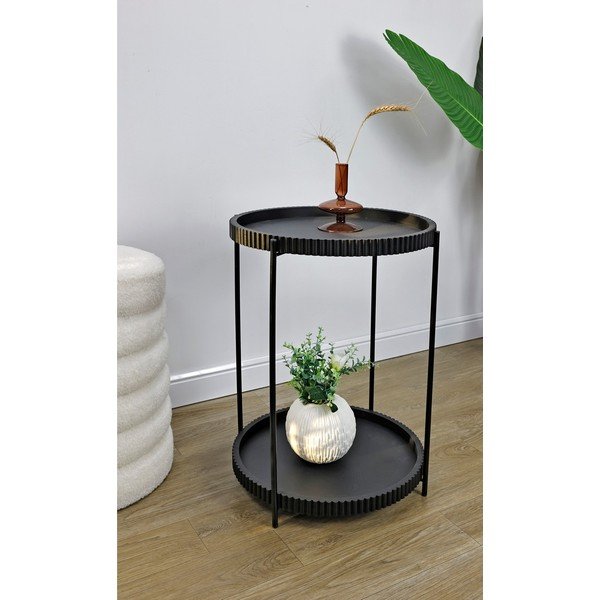 Tavolino rotondo in metallo ø 42 cm Herdys – Yes Everyday-image-1