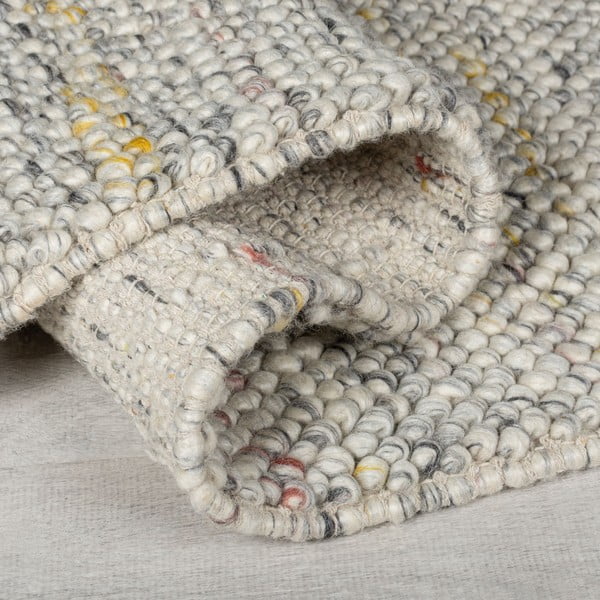 Tappeto crema tessuto a mano con lana 120x170 cm Minerals - Flair Rugs-image-3