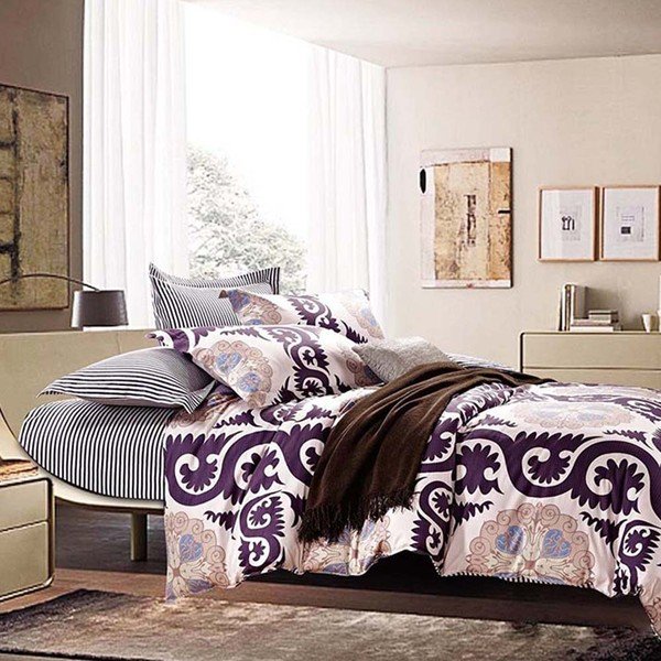 Biancheria da letto double-face Diamond Walther, 135 x 200 cm - DecoKing-image-1