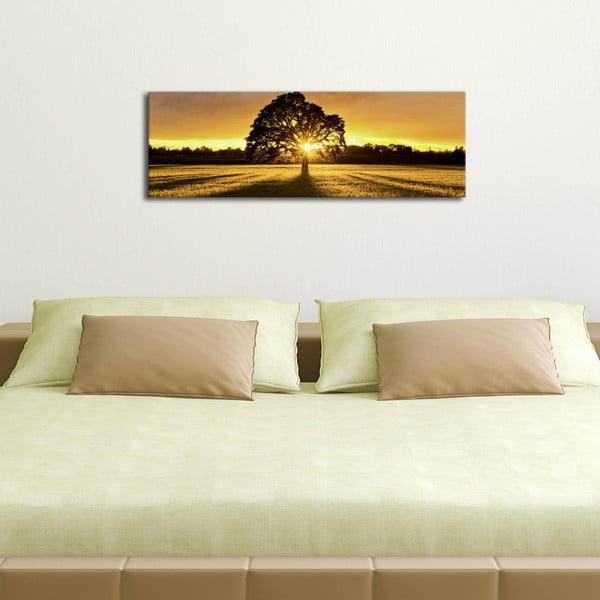 Quadro illuminato Albero, 90 x 30 cm - Wallity-image-1