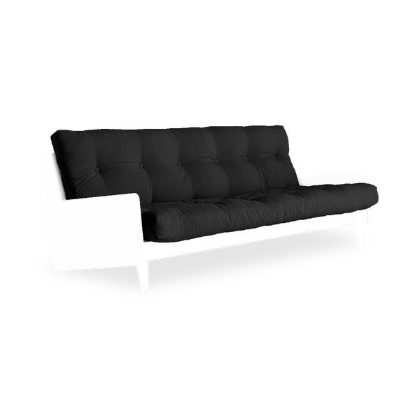 Divano Indie bianco/grigio scuro - Karup Design-image-1