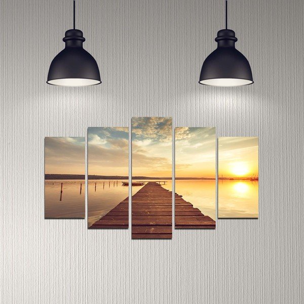 Quadro 5 pezzi Adrianna - Melody-image-1