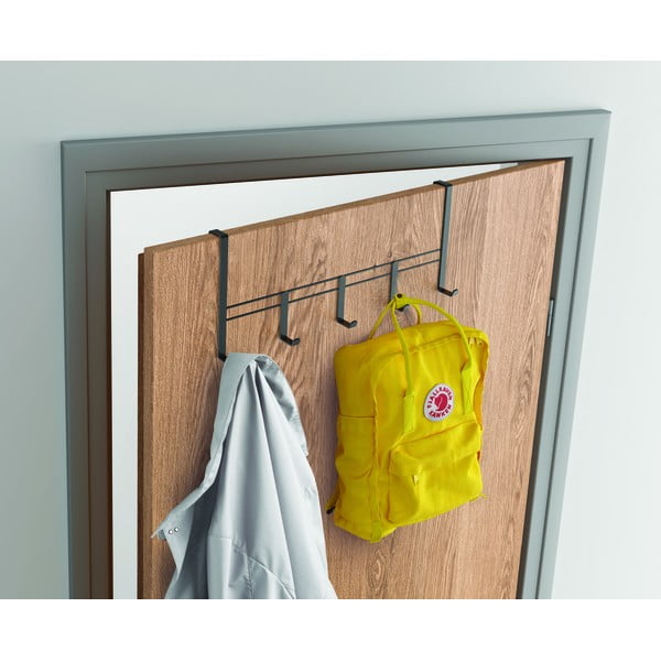 Appendiabiti in metallo nero 38 cm Lava - Metaltex-image-1