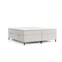 Letto boxspring grigio chiaro con contenitore 160x200 cm Araya - Maison de Rêve