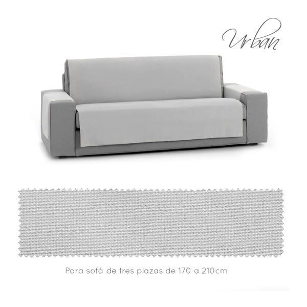 Copridivano 3 posti grigio chiaro Urban - Casa Selección-image-2