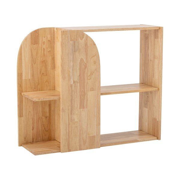 Libreria in legno di caucciù in colore naturale 85x70 cm Alec - Bloomingville-image-2