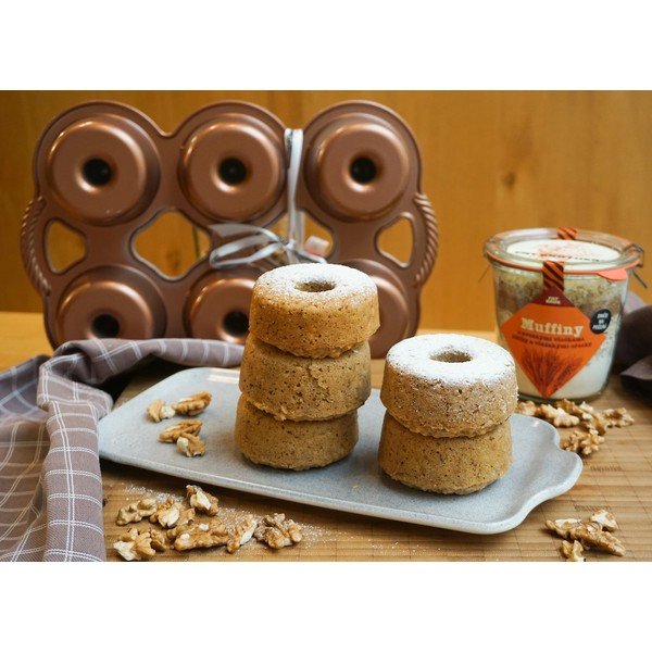Stampo per 6 mini angel cake in rame Angel, 1,4 l - Nordic Ware-image-1