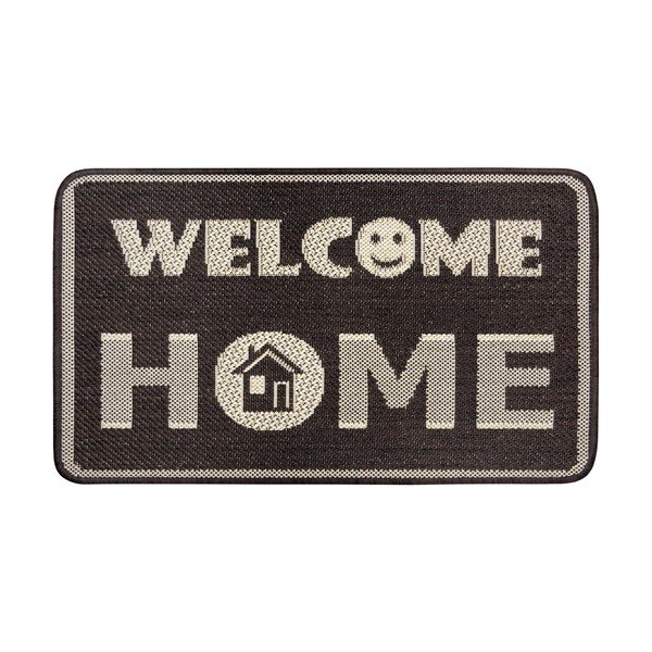 Tappetino marrone , 50 x 80 cm Weave Smiley Welcome - Hanse Home