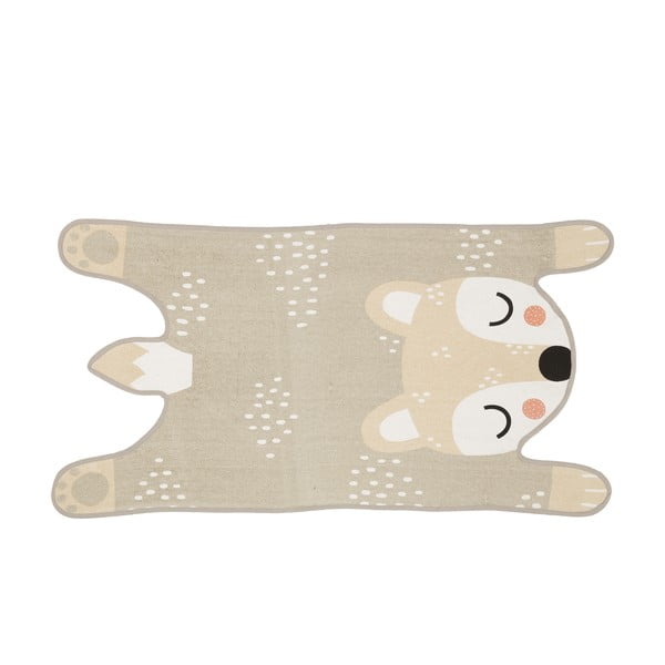 Tappeto per bambini beige in cotone , 62 x 120 cm Bibi Bear - Södahl