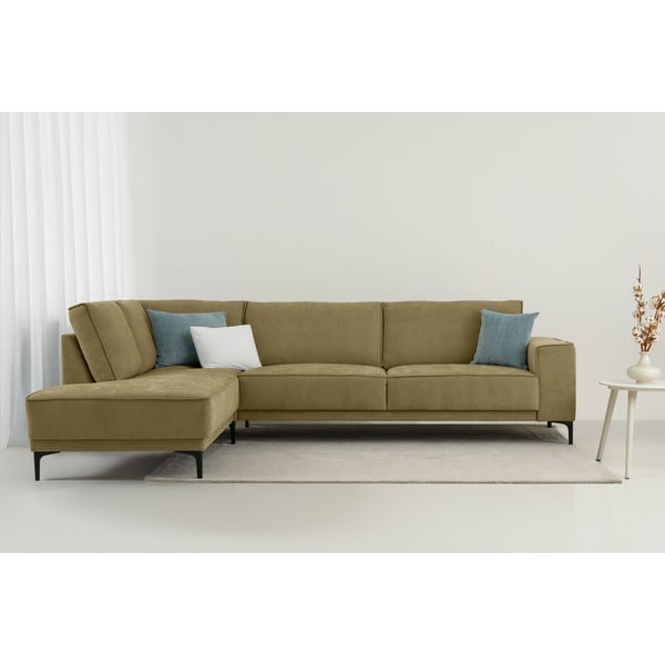 Divano angolare verde (con penisola a sinistra) Copenhagen – Scandic-image-1