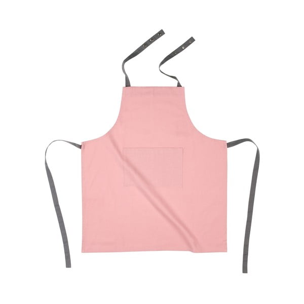 Grembiule da cucina in cotone rosa chiaro - Tiseco Home Studio