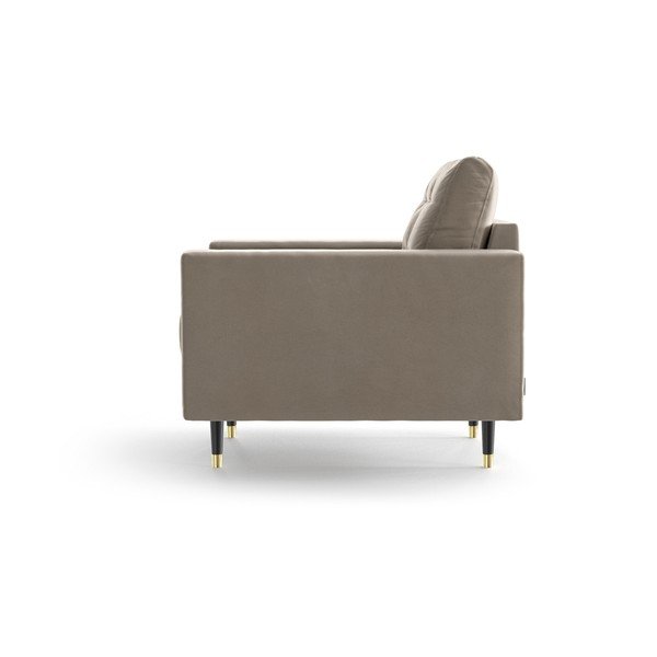 Poltrona in velluto beige Alto - Daniel Hechter Home-image-4