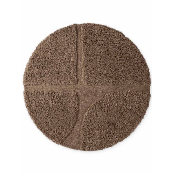Tappeto rotondo marrone tessuto a mano ø 200 cm Lambeth Jasper – Ted Baker