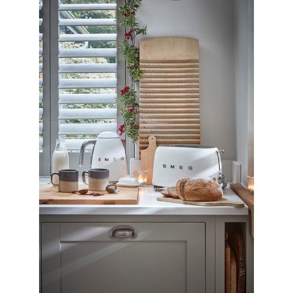 Tostapane bianco opaco 50's Retro Style - SMEG-image-1