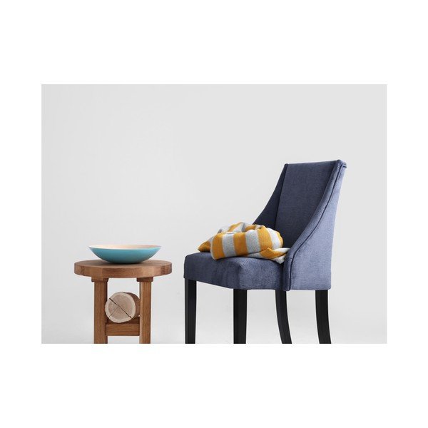 Sedia da pranzo blu scuro con gambe nere Custom Form Venti - CustomForm-image-3