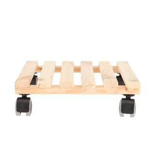 Tappeto mobile in legno per vasi, 29 x 29 cm - Esschert Design