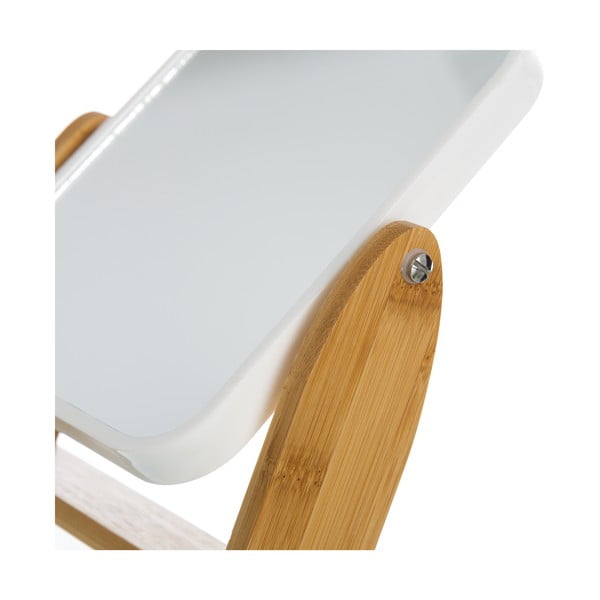 Specchio per make-up con telaio in bambù 16x19,5 cm – Casa Selección-image-2