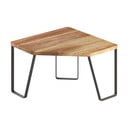 Ripiano aggiuntivo ad angolo nero opaco/di colore naturale in legno 25x25 cm York – Metaltex