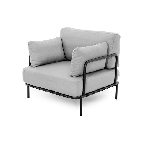 Poltrona da giardino imbottita grigio chiaro Salve - Sit Sit-image-3