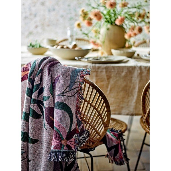 Coperta in misto cotone 130x160 cm Yash – Bloomingville-image-1